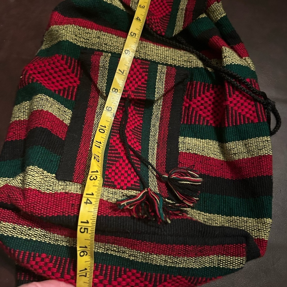 Woven Rasta backpack - Picture 8 of 8
